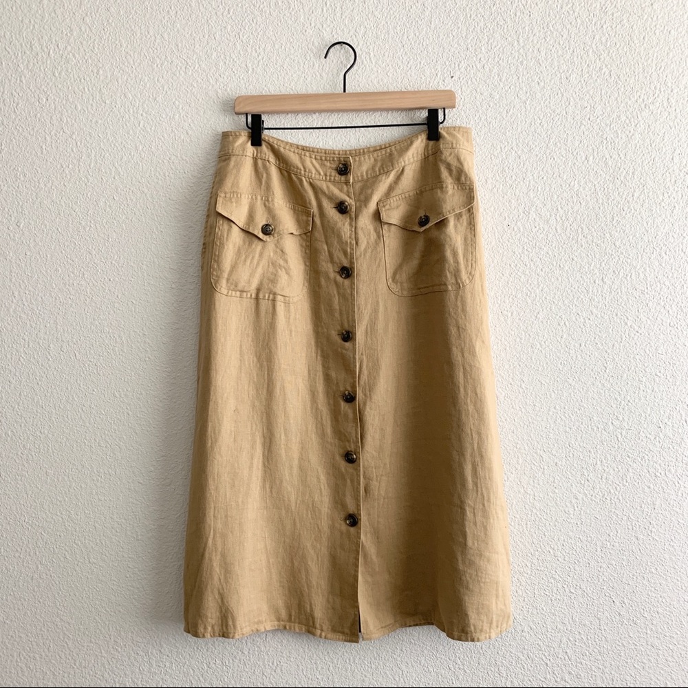 Vintage RALPH LAUREN linen skirt